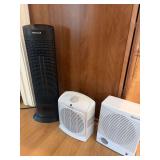 Three Heaters - Honeywell, Holmes and Warm Fusion