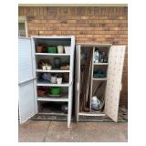 Two Sheds with Gardening Tools and Lawn Care Supplies
