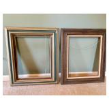 Two Vintage Wooden Picture Frames 28x24”