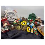 Variety of Homemade Family Christmas Tree Ornaments
