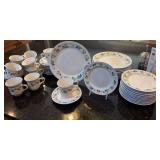 46 pc. Nanci Stoneware, French Press and Tea Infuser