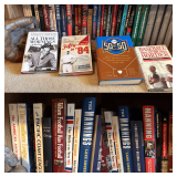 Variety of Football and Baseball Books