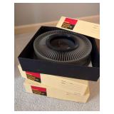 Two Kodak Carousel Transvue 80 Slide Trays