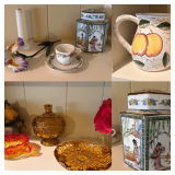 L.E. Smith Glass, Japanese Jar, Porcelain Iris, Vitreous and More
