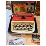 1960’s Royal Safari Portable Typewriter w/Original Documentation and Ribbon Accessories