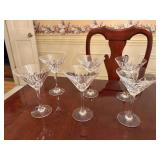 Six Marquis by Waterford Brookside Martini Glasses