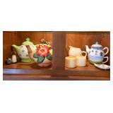 Collection of Teapots, Candles and Glasses