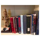 Tons of American History, Wooden Nutcracker and Mallard Book End