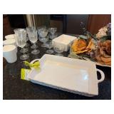 New Mudpie Baker, Various Glass, Roscher Bone China, Pfaltzgraff and More