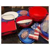 Picnic Caddie, Tupperware, Cups, Bowls and More