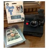 Polaroid Pronto Land Camera w/Flash Bar
