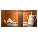 English, German and Japanese Teacups and Coffee Pots