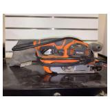 RIDGID Electric 3x18 Belt Sander with dust bag and AirGuard Technology (R2740) - working condition