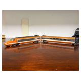 Vintage 2-pc. Lima HO Gauge scale SNCF TGV Sud-Est high-speed electric train power car