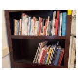 (2) shelves of books by various authors and a variety of subject matter