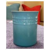 Cool Mint Teal Le Creuset Stoneware 6” Utensil Crock