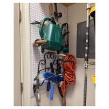Wall of lawn & Garden Tools