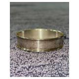 Gorham sterling silver napkin ring - monogrammed - 6290/2 - 11.26 grams