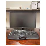 (3) computer components - LG 24” monitor - LOGITECH wireless keyboard and mouse - all in working condition