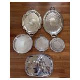Very nice selection of silverplate serving pieces
