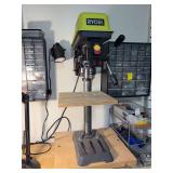 Ryobi 10 in. 5-Speed Drill Press with Exactline Laser Alignment System (DP103L) - working condition