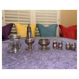 Grouping of miscellaneous sterling items - total weight 247.8 grams - 1 item is weighted sterling
