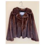 Vintage Furs by Lewers Memphis mink jacket - monogrammed inside lining - size would est. to be small