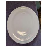 XL white serving platter by Over and Back, Inc. - made in Italy - 19-1/2 x 16
