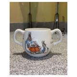 WEDGWOOD Beatrix Potter Design Peter Rabbit 2-handled cup
