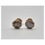 David Yurman Sterling Silver Octagonal Cufflinks
