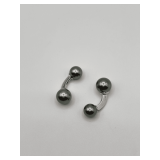 Mikimoto Pearl Cufflinks with 18K White Gold