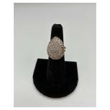 14k Pear Shaped Diamond Ring