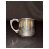 Fisher sterling handled baby cup - 2-3:4” tall - 107.4 grams - #6403