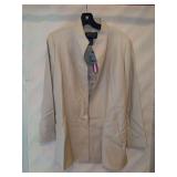NEW WITH TAGS - ladies Lafayette 148 wool & mohair dress blazer - size 12 - color pebble - original cost $470