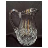 Tiffany & Co Sybil 48 oz Cut Diamond Crystal Pitcher - 8-1/2” tall