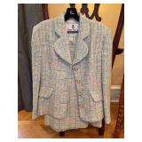 Ladies CHRYSOULA Saks Fifth Avenue 2-pc jacket & skirt - size not listed but would est. 8-10