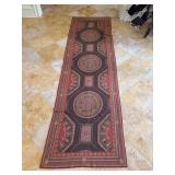 Designer Carpets runner - design: needlepoint - 100% wool - 3’ x 10’4” - cert# 7332014-44/2195 - needs vacuumed
