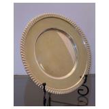 Unmarked sterling bread plate - 6-3/4” - 130 grams