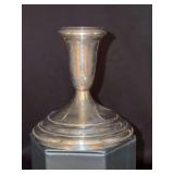 Towle weighted sterling candleholder - 4” tall - 357.6 grams