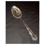 Sterling “Tara” pattern slotted serving spoon  by Reed & Barton - 86.8 grams