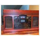 Crosley “Director” CD Recording Entertainment Center - Stereo Turntable Sound System - wirking condition and in original box