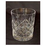 Tiffany & Co Sybil Cut Diamond Crystal Whiskey Glass - 4” tall
