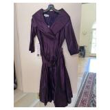 NEW with tags - Saks Fifth Avenue Eggplant Color ladies formal dress - size 8 - Rickie Freeman TERI JON - original cost $625