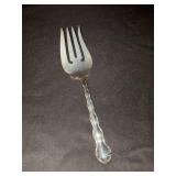Sterling “Tara” pattern meat fork by Reed & Barton - 91.7 grams