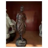 L&F Moreau sculpture. France. Does appear to have some damage around foot as shown.