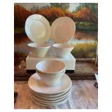 8-9” Vietri salad plates and 4- 6 x 3“ salad bowls. (Italy)