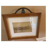 19” x 15” antique framed photograph