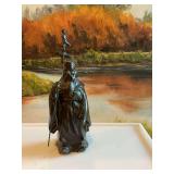 8 1/2 inch bronze Japanese style Su Wu figure statue