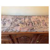 19” x 52” tapestry made in Belgium