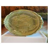 Talle pottery platter/ display piece 12” x 8”